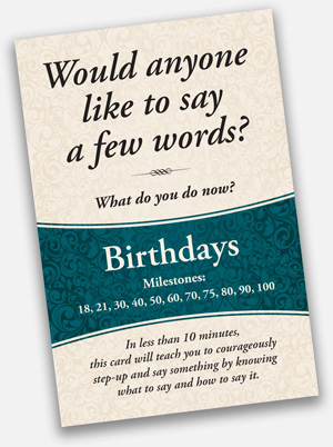 Mattson Birthday Milestones Card